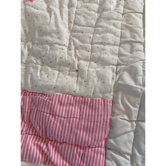 Pottery Barn Kids Quilted patchwork Cotton Square pillow padded sham 23x26 read - Picture 12 of 14